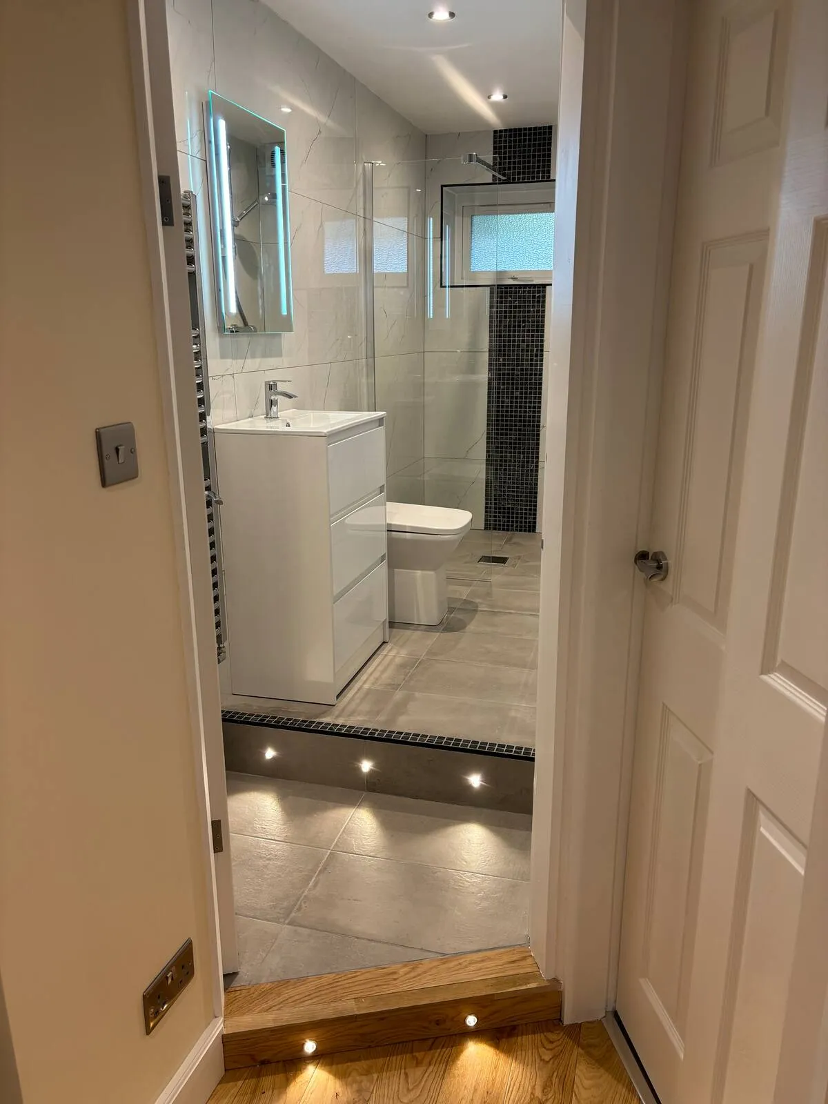 The shower room